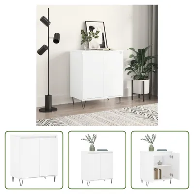 Produktbild von The Living Store Sideboard Weiß 60x35x70 cm Holzwerkstoff