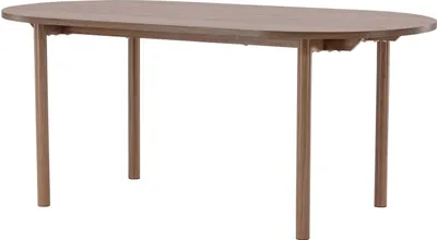 Produktbild von FURNLUX Dining Table Andy Walnut 75cm / Hauptfarbe: Braun / Abmessungen: 75 x 180 x 75 cm