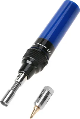 Produktbild von Schnurloser Butangas-Blasbrenner Lötkolben Pistole Schweißen Stift Werkzeug 1300℃ (blau)