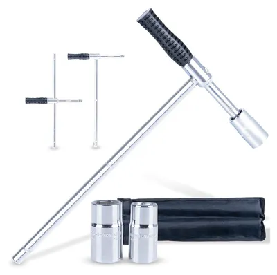 Obrázok produktu pre Krížový kľúč, skladací, CrV, 17, 19, 21, 23mm, Geko