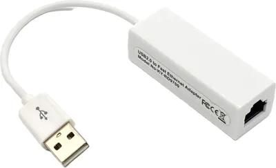 Image de USB 2.0 vers RJ45 10/100 Mbps Ethernet Externe LAN Adapter Card Réseau