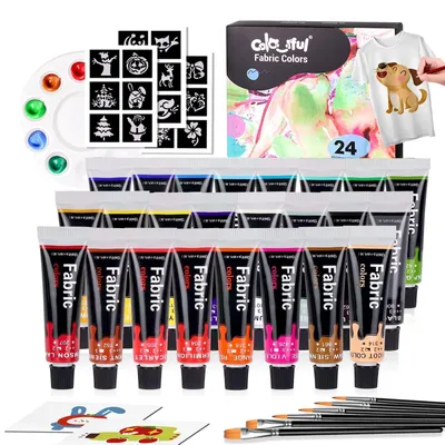 Immagine prodotto di Set di coloranti per tessuti, 24 colori