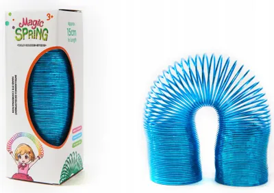 Image de Spirale magique 15 cm - Tapis d'escalier coloré Jouet anti-stress pour enfants