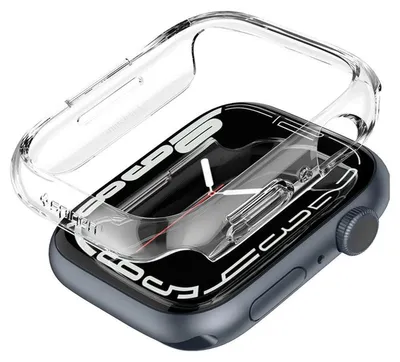 Obrázok produktu pre Spigen ACS04179, puzdro, inteligentné hodinky, priehľadné, Apple Watch Series 7 (45 mm), polykarbonát (PC)