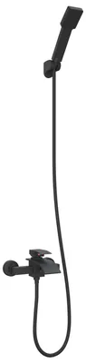 Image de vidaXL Ensemble de pomme de douche noir G 1 / 2 pouce