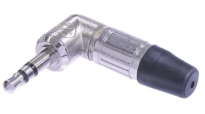 Zdjęcie produktu dla Neutrik NTP3RC, 3.5mm, Czarny, Srebrny, Mosiądz, Nikiel, Poliamidowy, Polioksymetylen (POM), Cynk stali, Nikiel, IEC 68-2-20, -20 - 65 °C