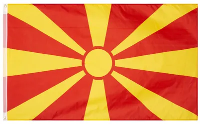 Produktbild von Einheitsgröße MW-61|Nordmazedonien Flagge MUWO "Nations Together" 90 x 150 cm