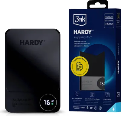 Immagine prodotto di Accessori - 3Mk Hardy Magsynergy Ni+ 5.000Mah 22,5W Usb 1C1L-Nero