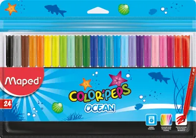 Produktbild von Kindermarker Maped Color'Peps Ocean 24 Farben