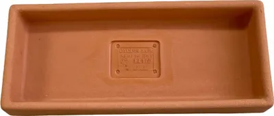 Produktbild von Garden Italia Rechteckiger Untersetzer aus Harz LRT59 cm. Interieur 59 x 28 in IMPRUNETA Color Resin  Italy für den Außenbereich – unzerbrechlich – frostbeständig, 59