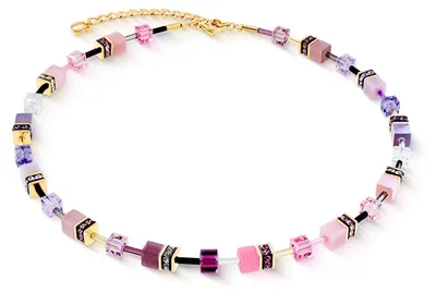 Produktbild von GeoCUBE® Iconic Halskette rosa-flieder