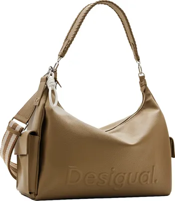 Produktbild von Desigual Half Logo 24 Kaki Brasilia - Schultertasche 40.5 cm (green)