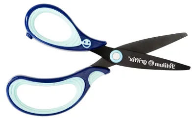 Produktbild von griffix Schulschere Blau Rechtshändermodell (1, Blau)