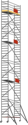 Produktbild von Alu Fahrgerüst Mod. D Standardausführung - Breite: 0,70 m - Gerüstl.: 1,80 m, Arbeitsh.: 14,30 m