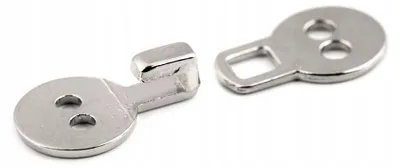 Produktbild von Stoklasa Metall Haken Ösen Verschluss 10x27mm silberfarben