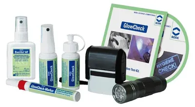 GlowCheck Test-Kit für Flächenreinigungs und Desinfektions maßnahmen Paul Hartmann Ges.m.b.H. 6 Stück