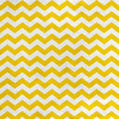 Image de Tissu velours royal en polyester pour la couture - Motif zigzag jaune