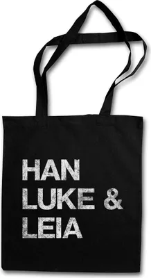 Produktbild von Urban Backwoods Han Luke & Leia, Stofftasche, Farbe: Schwarz