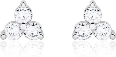 Produktbild von Zirkoniabesetzte Ohrstecker für Damen aus 925er Silber