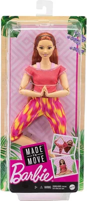 Produktbild von Mattel GXF07 - Barbie - Made to Move - Bewegliche Barbie mit Gelenken