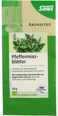 Produktbild von Salus Pfefferminzblätter Arzneitee, 50 g Tee