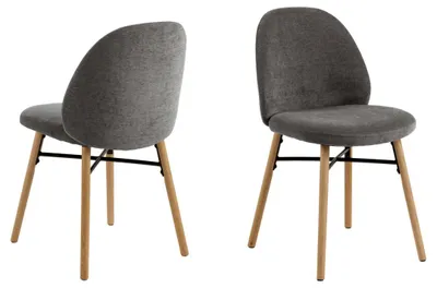 Productafbeelding van Eetkamerstoel Sofie Grijs - Giga Living- Set van 2