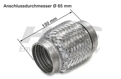 Produktbild von HJS 83 00 8471 Flexrohr Abgasanlage Auspuffrohr