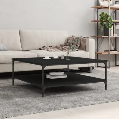 A modern living room scene with a couch and coffee table.