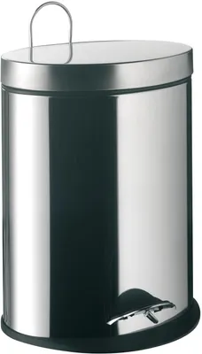 Immagine prodotto di emco system2 corbeille, couvercle et pédale, ovale, 5l, inox, 355300004, 355300004