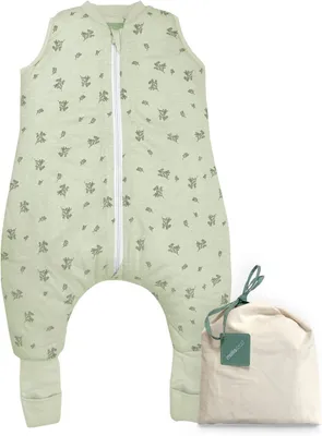 Produktbild von Babyschlafsack molis&co Babyschlafsack mit Füßen und Socken, ideal für den Winter, Babyschlafsack mit Beinen, 2,5 Tog, 100 % Baumwolle,  100, P