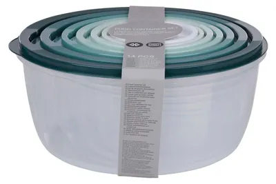 Immagine prodotto di Contenitore 6 pezzi con coperchio, rotondo