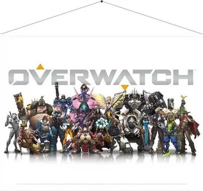 Image de Overwatch Wallscroll Heroes