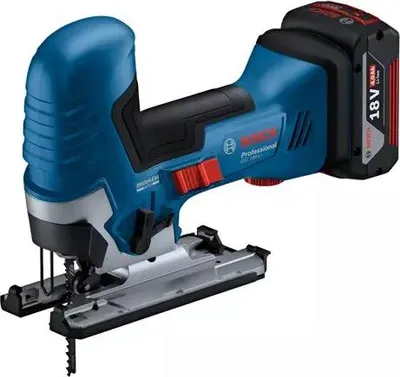 Produktbild von Bosch Professional Akku-Stichsäge GST 185 LI (18 V, SOLO, 0-3.500 Hübe/min, Schnitttiefe dein Holz: 125 mm, im Karton)