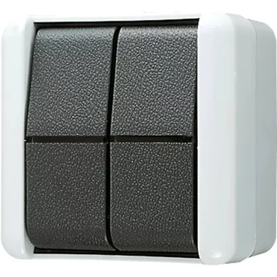 Produktbild von JUNG 835 W - Schlüsselschalter - Schwarz - Weiß - 230 V