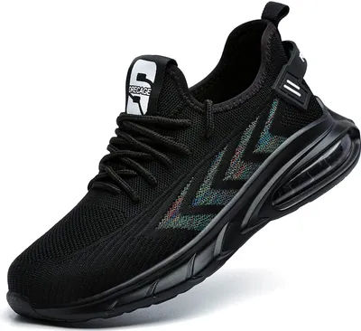 Produktbild von Herren- und Damen-Sicherheitsschuhe, rutschfeste Sport-Stahlkappenschuhe, atmungsaktive Industrie-Sicherheitsschuhe, Arbeitsschuhe