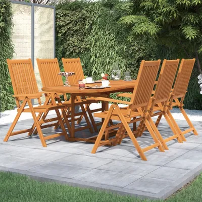Obrázok produktu pre Maison Exclusive - 7-dielna záhradná jedálenská súprava masívne akáciové drevo 160-240 cm