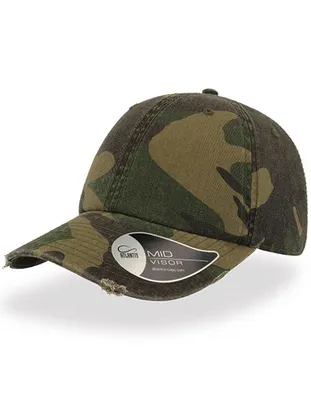 Produktbild von Atlantis DADE | 6-Panel-Design Dad Hat Destroyed - Destroyed-Look - Farbe: Camouflage - Größe: One Size