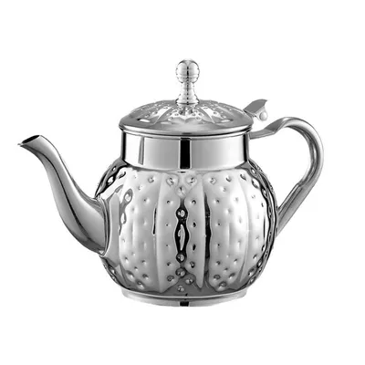 Produktbild von Teekanne Edelstahl-Wasserkessel 0,8l für Tee, mit Hammerschlag-Design