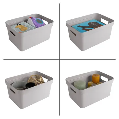 Produktbild von Sunware Sigma Home Aufbewahrungsbox Bad 13L - 35x24,6x18,3cm - Kunststoff Aufbewahrungsbox Ohne Deckel - körbe & behälter