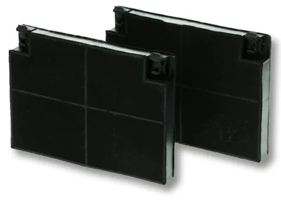 Aktivkohlefilter für Dunstabzugshauben, 2 Stück, 19,5x14 cm