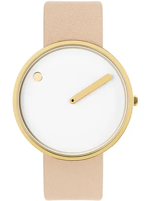 Produktbild von PICTO 43321-6320G Damenuhr White and Gold 40mm 5ATM
