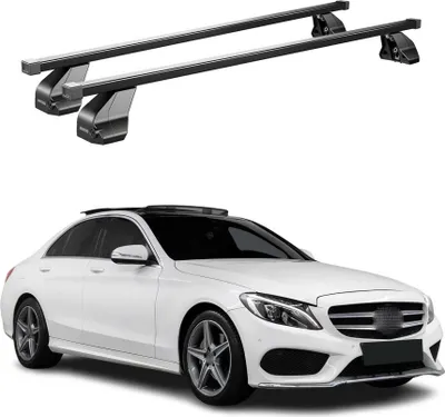 Obrázok produktu pre Menabo priečne nosiče pre Mercedes triedy C W205 2014-2018 čierne