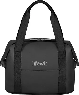Produktbild von Isolierter Rucksack, Wasserdichter Lunchbox, Leichter Reisetasche, Tragbarer Eiskoffer, 6 Liter, Schwarz