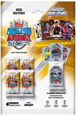 Produktbild von Topps Match Attax Champions League 2026/27 Mega Multipack
