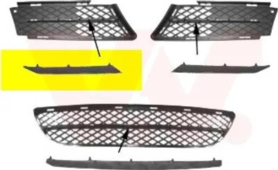 Produktbild von VAN WEZEL 0657482 Stoßstangen-Abdeckung Vorne Rechts für BMW 3 Touring (E91) 3 Limousine (E90)