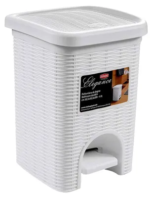 Immagine prodotto di Pattumiera Elegance Ratt Lt6 Bianco