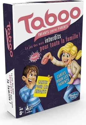 Immagine prodotto di Taboo Enfants contre Parents, gioco per famiglie, gioco di riflessione, versione francese, carte per bambini e adulti