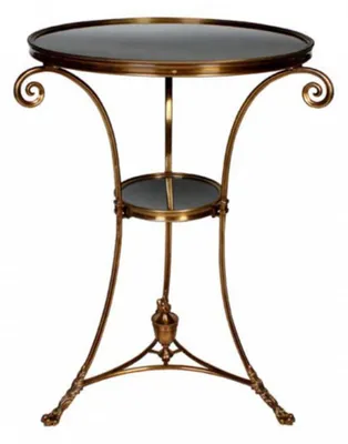 Produktbild von Casa Padrino Luxus Art Deco Designer Beistelltisch in Antik Messing und Antik Spiegelglas - 51 x H. 71 cm