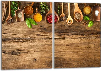 Produktbild von Glasschutzplatte für den Herd 2x40x52 Gewürze