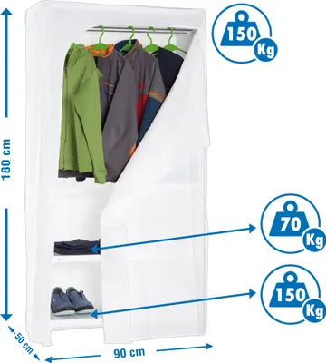 Produktbild von Metallregale CLICK & KEEP 3/500 BRANCO/BRANCO